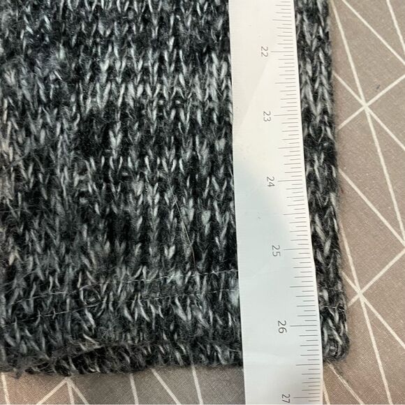 Calvin Klein GRAY MELANGE LEATHER Shoulder SWEATER  SIZE L - Picture 11 of 11